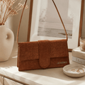 Elegant Croc-Embossed Shoulder Bag