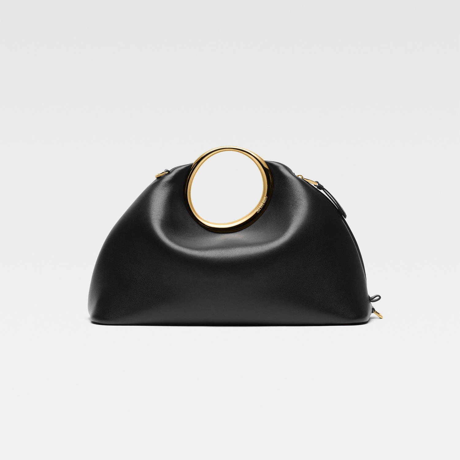 Black Ring Handle Handbag