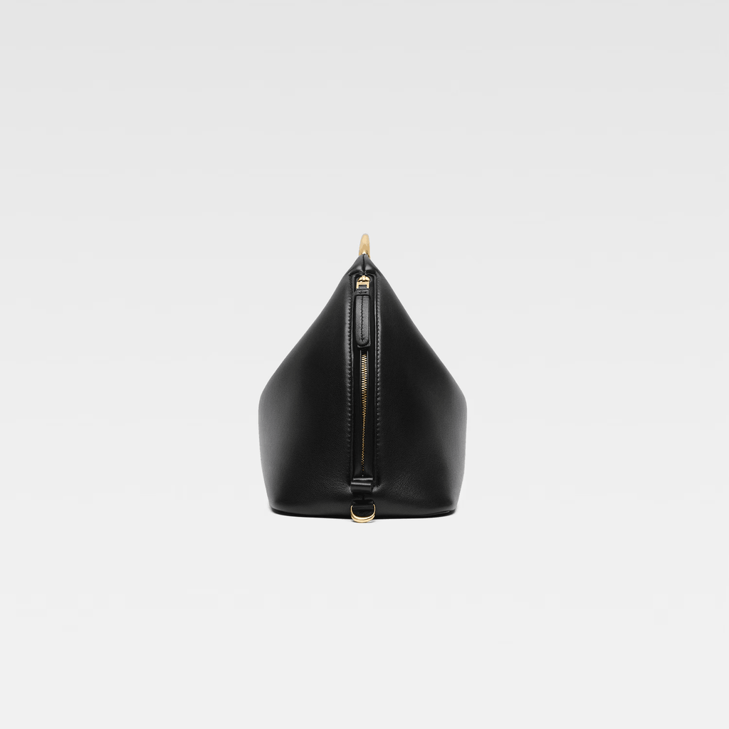 Black Ring Handle Handbag